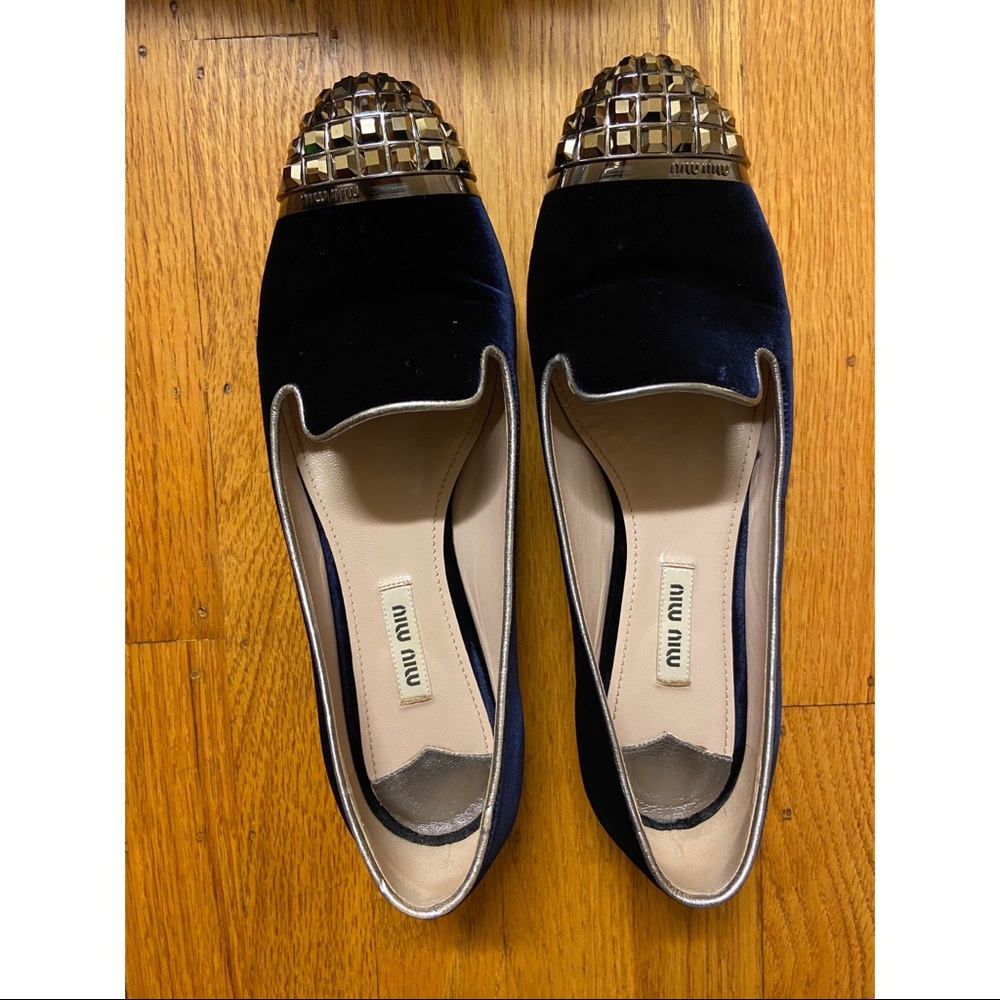 Miu Miu Calzature Donna Velvet Loafer
